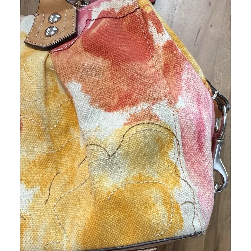 Coach Ashley Multicolor Floral Satchel & Matching Zip Wallet F21885/A1349